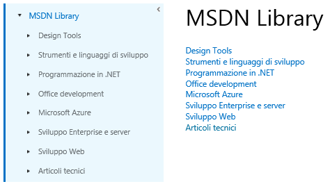 MSDN Library Articoli Tecnici